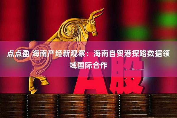 点点盈 海南产经新观察：海南自贸港探路数据领域国际合作